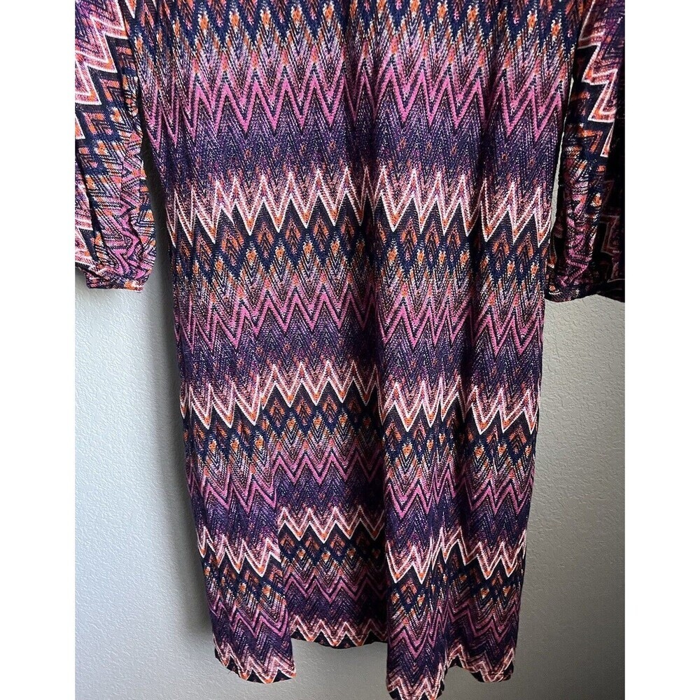 NWT! Trina Turk Nature Women's S Split-Sleeve Knit Dress Multi $398 - Picture 10 of 10